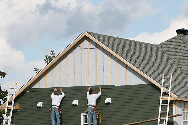 Professional Siding Repair technician working in West Point, GA